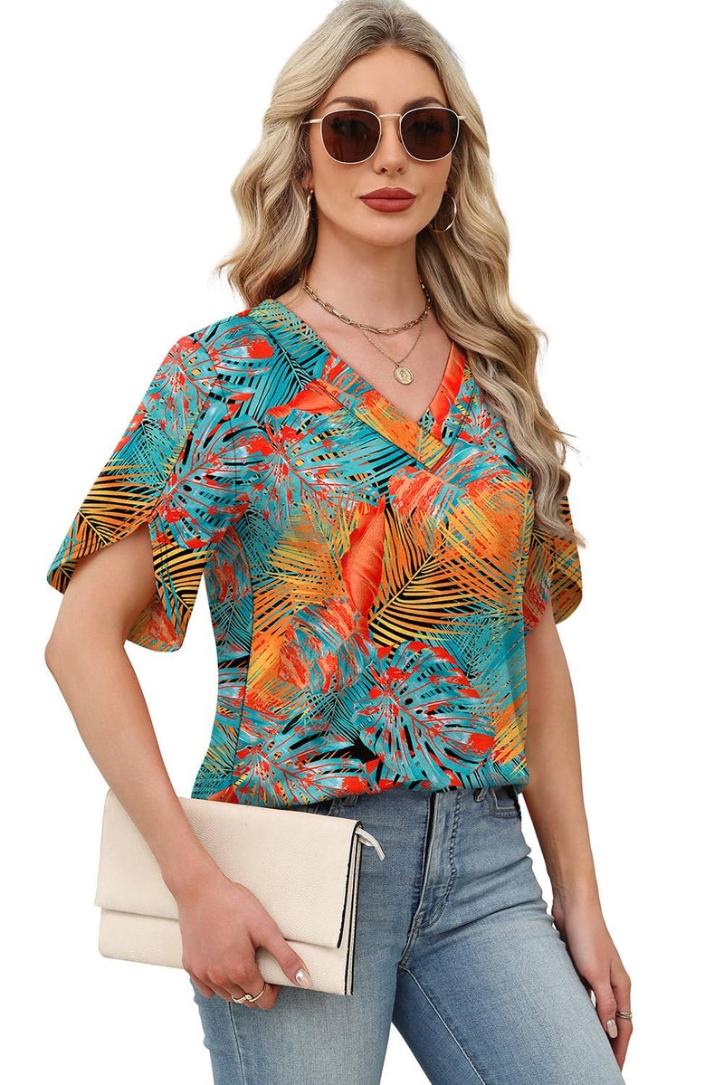 WIHOLL Beach Vacation Clothes for Women Summer Tops 2026 Versatile Boho Inspired Tops Womens Blouses Dressy Casual Fahion Clothing XL - Image 4