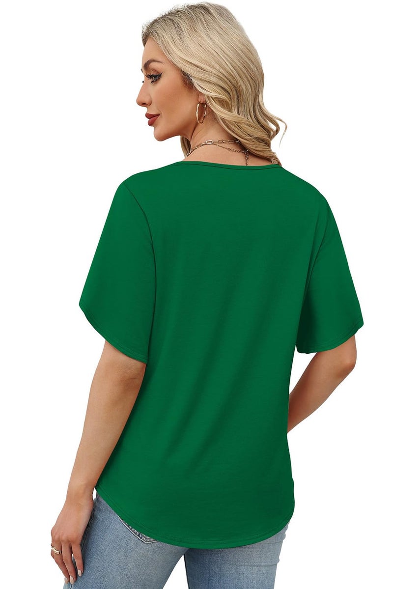 WIHOLL Beach Vacation Clothes for Women Summer Tops 2026 Versatile Boho Inspired Tops Womens Blouses Dressy Casual Fahion Clothing XL - Image 5