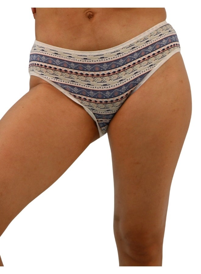 JOANNA JOANNA D086 Women's Multiple Design Mid Rise 6-Pack Panties, Multicolor  - Image 2