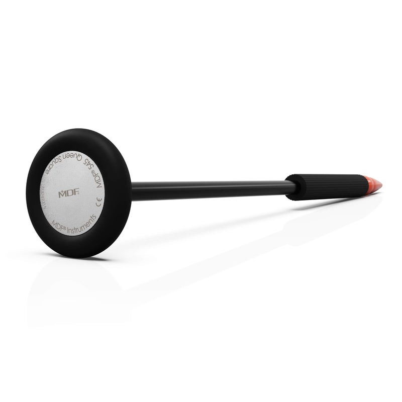 MDF Instruments مطرقة ردود الفعل العصبية من MDF، كوين سكوير مع طرف مدبب للاستجابات السطحية - قطع مجانية مدى الحياة وضمان مدى الحياة - أسود (MDF545-11) - Image 2
