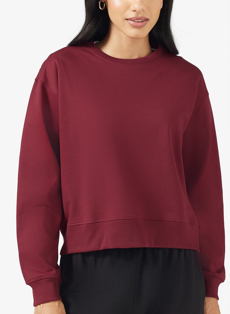 Ginger Basics Cotton Oversize Crew Neck Essential Sweatshirt - Image 3