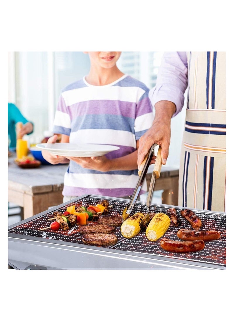 BLOOMING TIME Grill Grates Charcoal Grill Stainless Steel Portable Installation Handle Folding Bbq Cooking Grid Barbecue  - Image 3