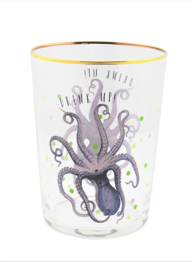 ايفون الين Octopus Drink Up Hi Ball Drinking Glass