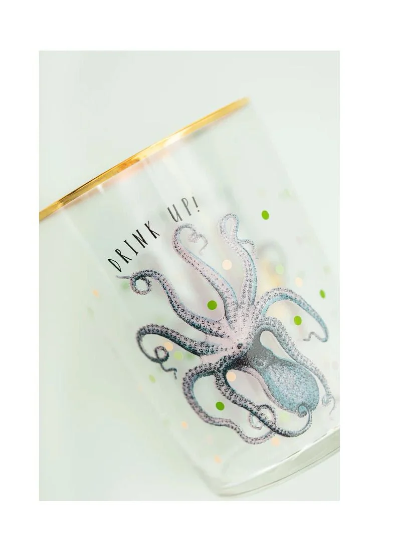ايفون الين Octopus Drink Up Hi Ball Drinking Glass