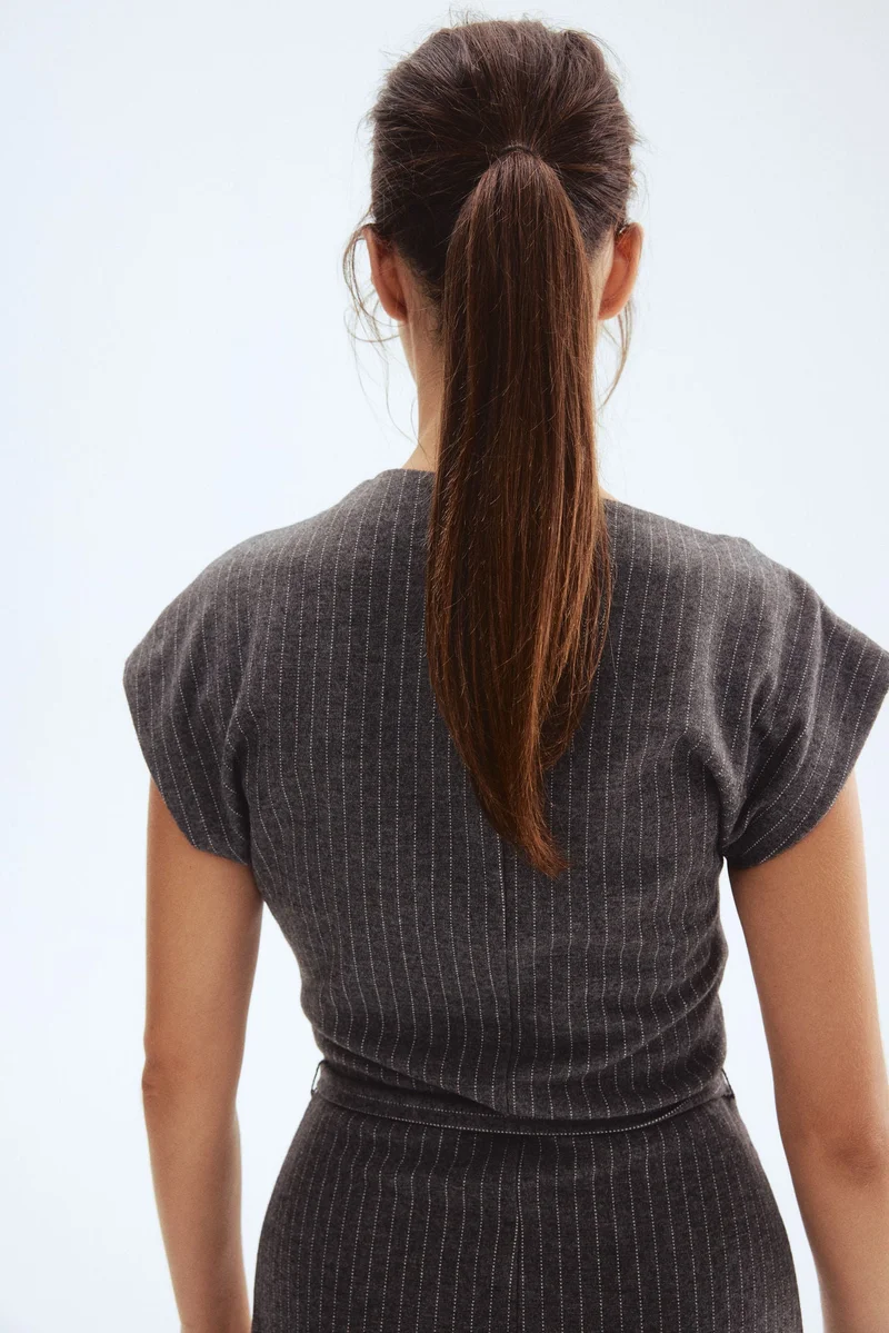 H&M Draped belted dress