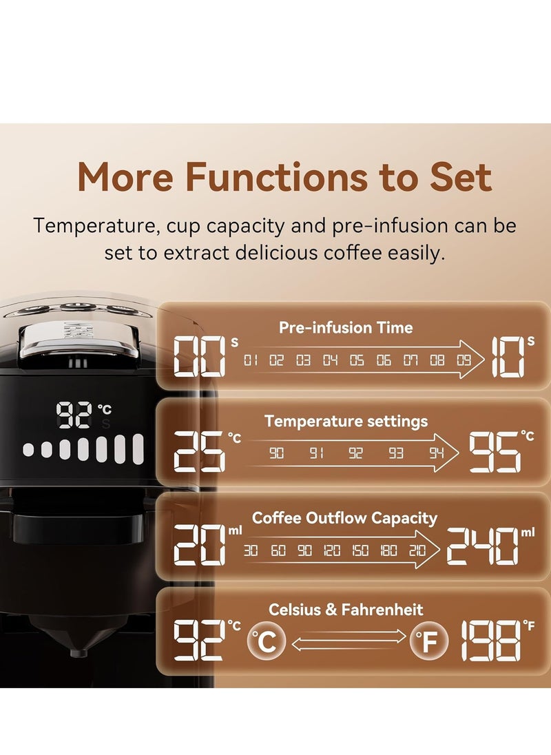 HiBREW Capsule Coffee Machine 5 In 1 Hot/Cold Multiple Espresso Cafetera Cappuccino HiBREW Coffee Maker Dolce Gusto Nespresso Powder H1B  - Image 2