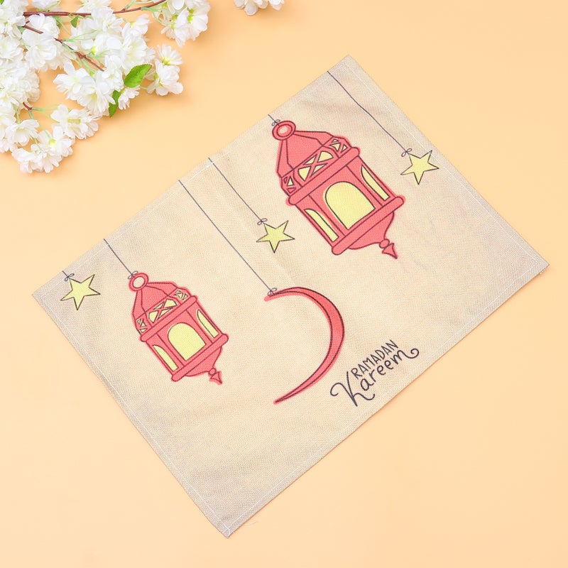 4 pcs Non- Placemat Table Mat Tableware Pad Cup Mug Mat(Red) - Image 4
