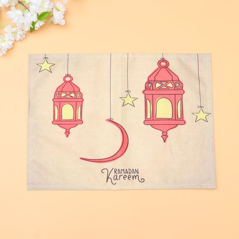4 pcs Non- Placemat Table Mat Tableware Pad Cup Mug Mat(Red) - Image 2
