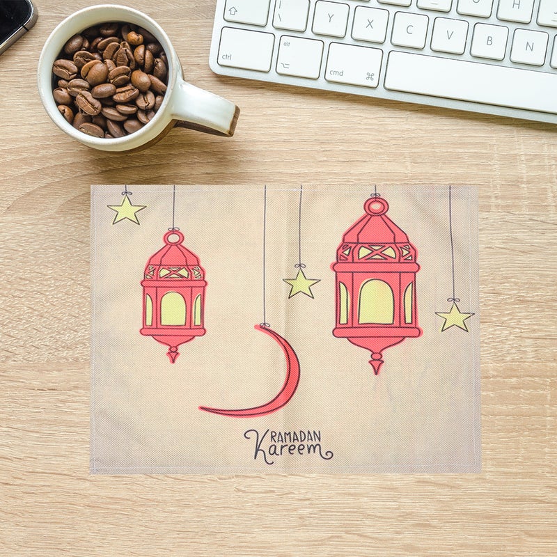 4 pcs Non- Placemat Table Mat Tableware Pad Cup Mug Mat(Red) - Image 5