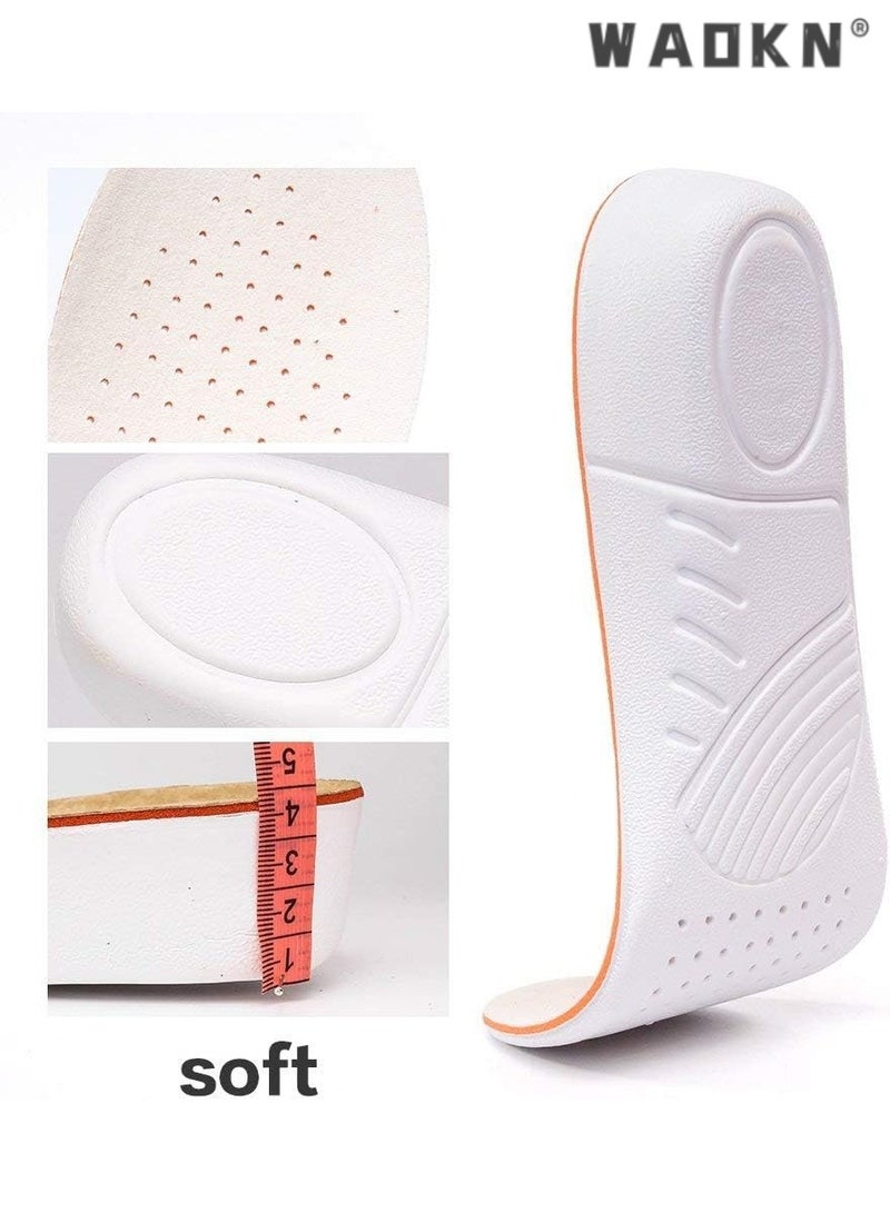 دبليو أيه أو كي أن الرجال تنفس زيادة نعل مجموعة ، بما في ذلك 1.5cm / 2.5cm / 3.5cm الخيار العام نعل ، وسادة مريحة ، 3 أزواج - Image 2