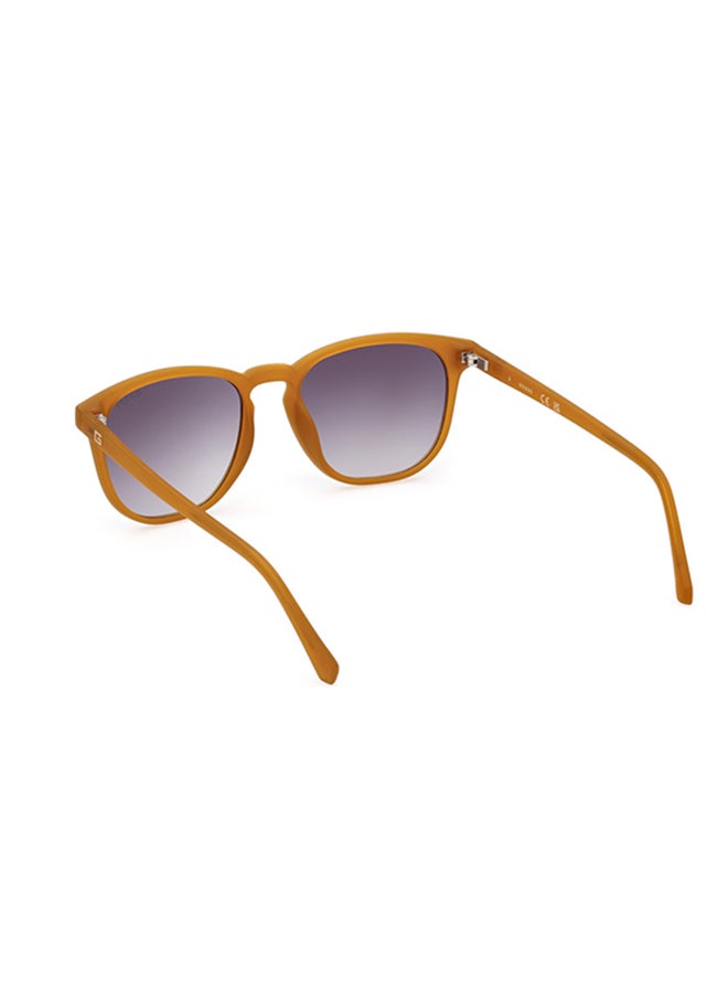 GUESS Round Sunglasses For Men - Dark orange  - Image 3