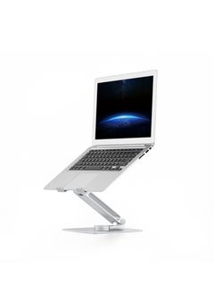 upergo UPERGO AP-2VS Aluminum Height Adjustable Laptop Stand For upto 11" - 17" Laptops - Silver  - Image 1
