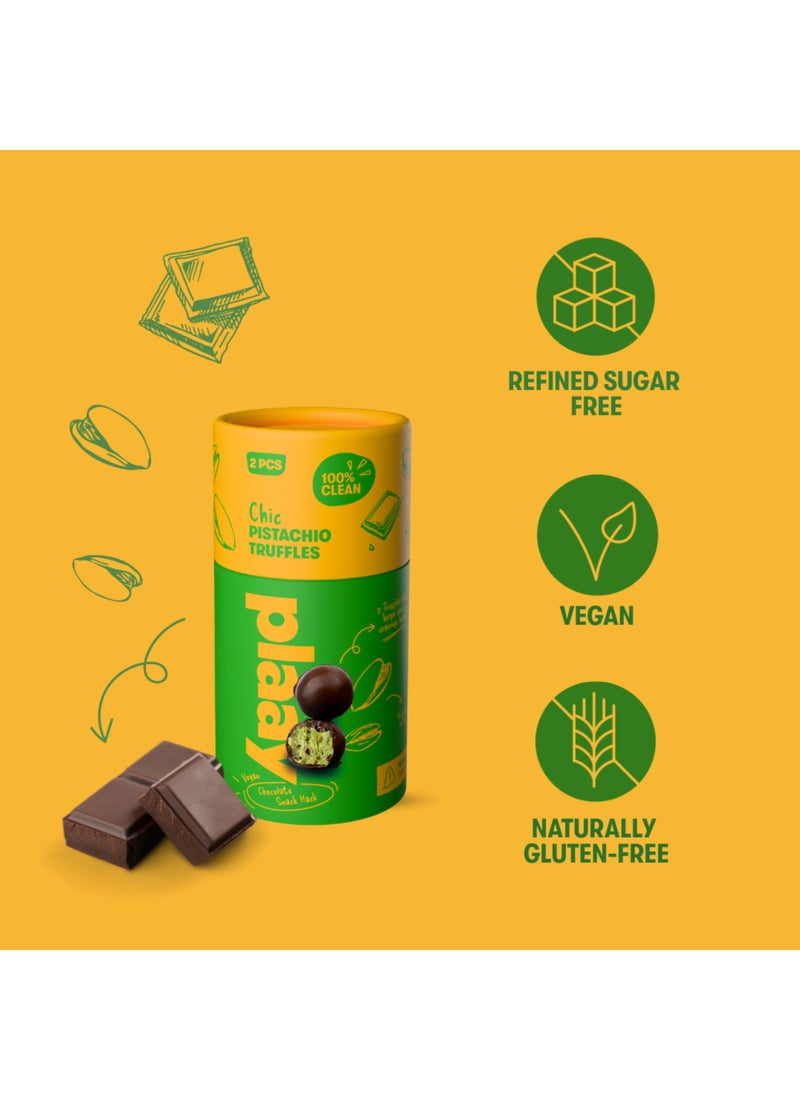 Plaay Pistachio Chocolate Truffles 30g (4g Protein) - Image 4