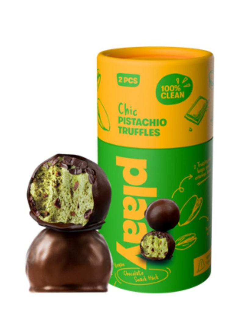 Plaay Pistachio Chocolate Truffles 30g (4g Protein) - Image 1