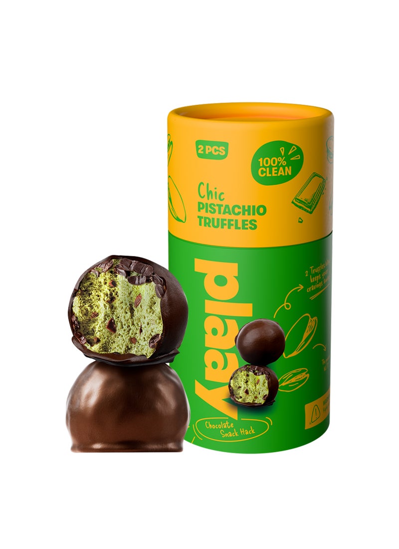 Plaay Pistachio Chocolate Truffles - Image 1
