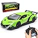 QUN XING Remote Control RC CAR Racing Cars Lambo Officially Licensed 124 Toy RC Cars Model Vehicle for Boys 5678 Years Old Green - Image 2