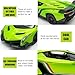 QUN XING Remote Control RC CAR Racing Cars Lambo Officially Licensed 124 Toy RC Cars Model Vehicle for Boys 5678 Years Old Green - Image 4