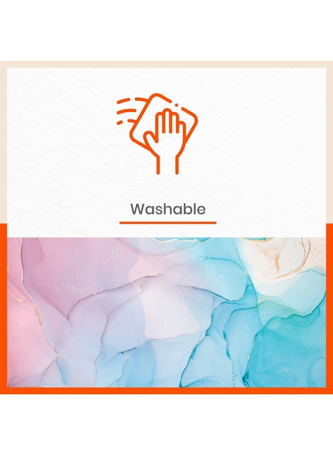 Bathla Table Mats - Set of 6-45cm x 30cm PVC Table Placemats & Coasters for Home Dining Table | Multipurpose, Heat-Resistant, Waterproof & Washable | Matworks (Candyland) - Image 5