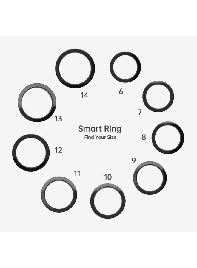 Smart Ring Finger Mold Suit Size Measurement Tool (excluding Genuine Goods Ring)-Color:Black - Image 1