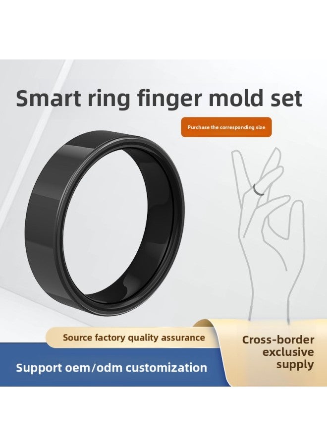 Smart Ring Finger Mold Suit Size Measurement Tool (excluding Genuine Goods Ring)-Color:Black - Image 2