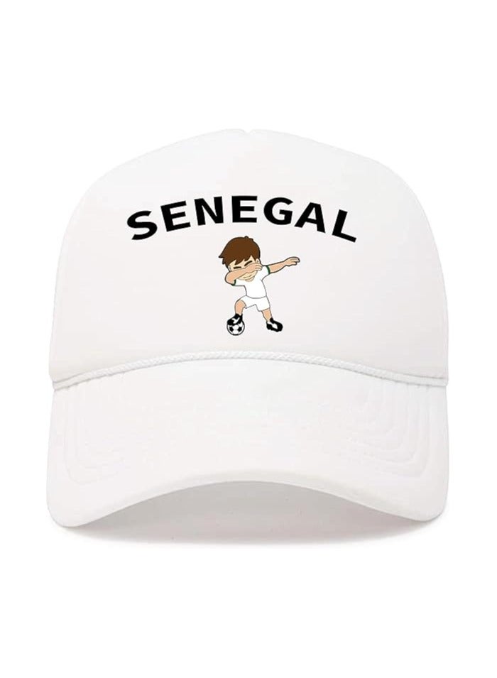 قبعة رياضية سنغالية مع قفل بلاستيكي قابل للتعديل للرجال والنساء - Image 1