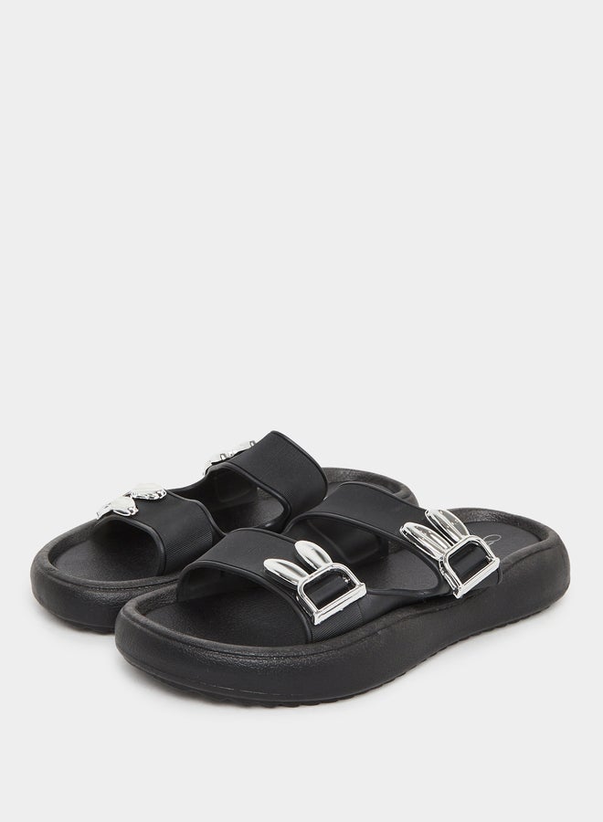 تايك تو شبشب سلايدز بحزامين مزدوجين - Image 2