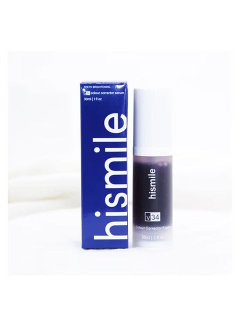 Colour Corrector, Tooth Stain Removal, Teeth Whitening Booster, Purple Toothpaste 30 ml