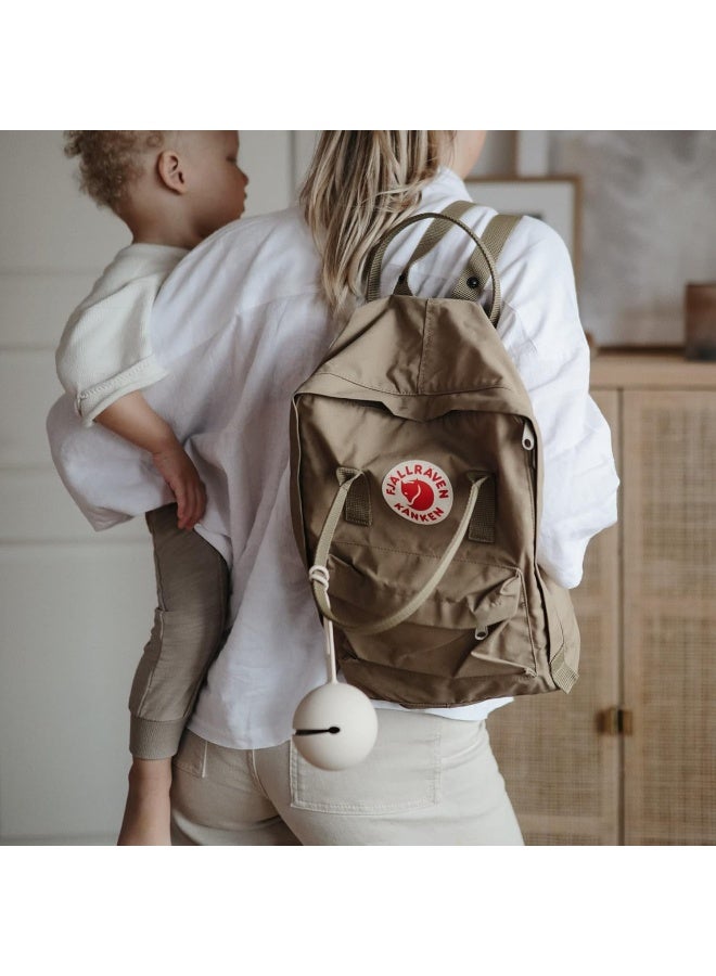 mushie Silicone Pacifier Holder Case (Soft Lilac) - Image 3