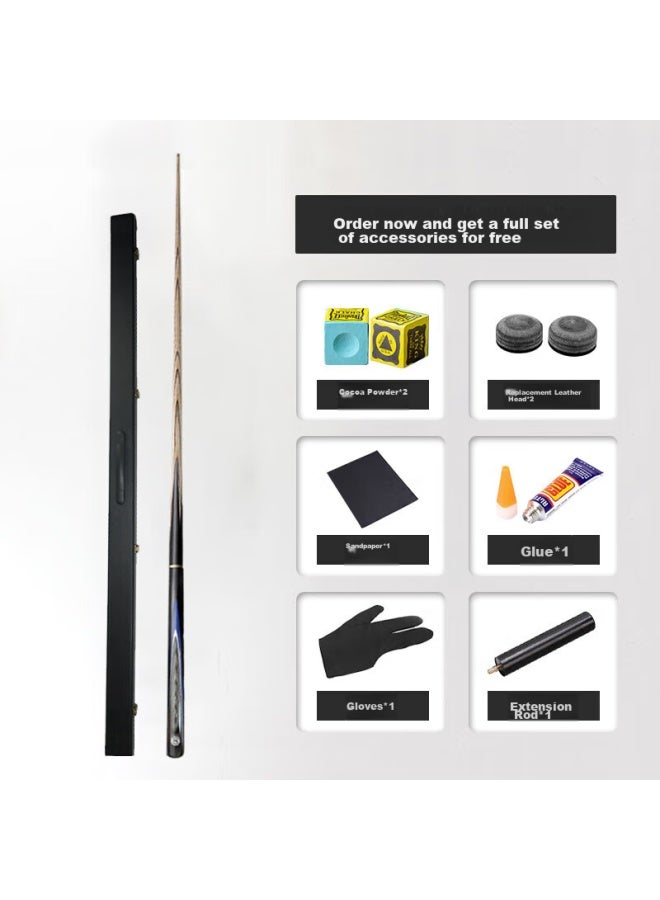 Invui Pool Cue, Small Tip Cue, Chinese 8-ball Cue, Unpainted Cue, Chinese 8-ball, English Snooker Cue, Billiard Cue, Cue Case Set, K60 - Image 2