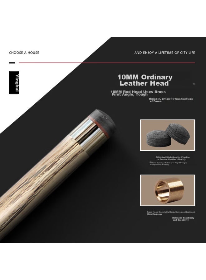 Invui Pool Cue, Small Tip Cue, Chinese 8-ball Cue, Unpainted Cue, Chinese 8-ball, English Snooker Cue, Billiard Cue, Cue Case Set, K60 - Image 4