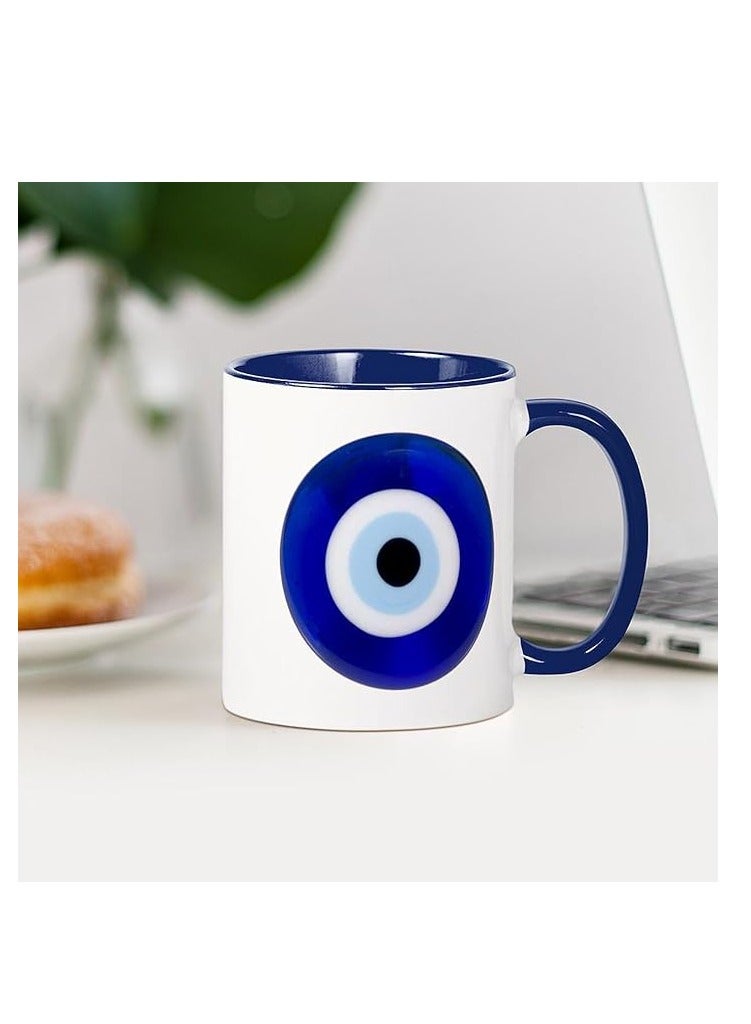 RYN CafePress Nazar Amulet Evil Eye Protection Mugs 11 oz (325 ml) Ceramic Coffee Mug - Image 2