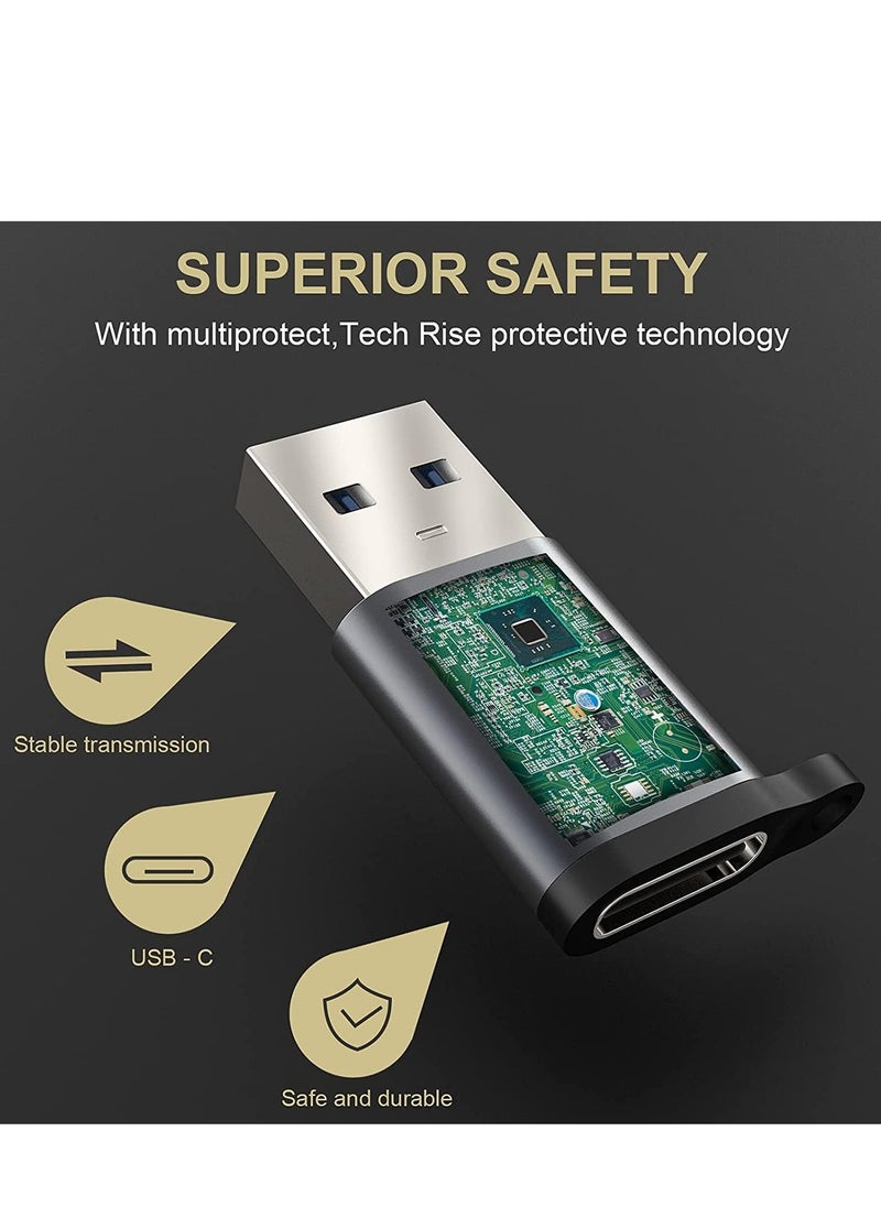 TYCOM - USB C to USB 3.0 Adapter, OTG Female to Male, 5Gbps Compatible With MacBook Pro, iPad Pro, Galaxy Note20 Ultra, Laptops, Power Delivery and More - Image 1
