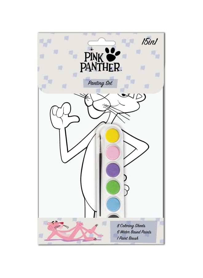 رينبو ماكس مجموعة لوحات النمر الوردي 15 في 1