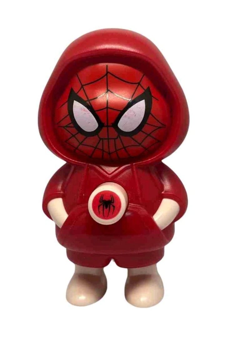 Super Cute Face Changing Spiderman Spinning Keychain Best Gift for Favorite Person - Face Changing Emoji Doll - Surprise Keychain Changes Face at the Press of a Button, Add a Touch of Fun to Your Keys or Bag Fun Gift for Kids and Adults (1 Piece)  - Image 1
