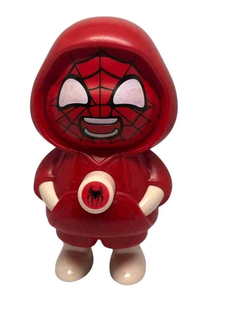 Super Cute Face Changing Spiderman Spinning Keychain Best Gift for Favorite Person - Face Changing Emoji Doll - Surprise Keychain Changes Face at the Press of a Button, Add a Touch of Fun to Your Keys or Bag Fun Gift for Kids and Adults (1 Piece)  - Image 2