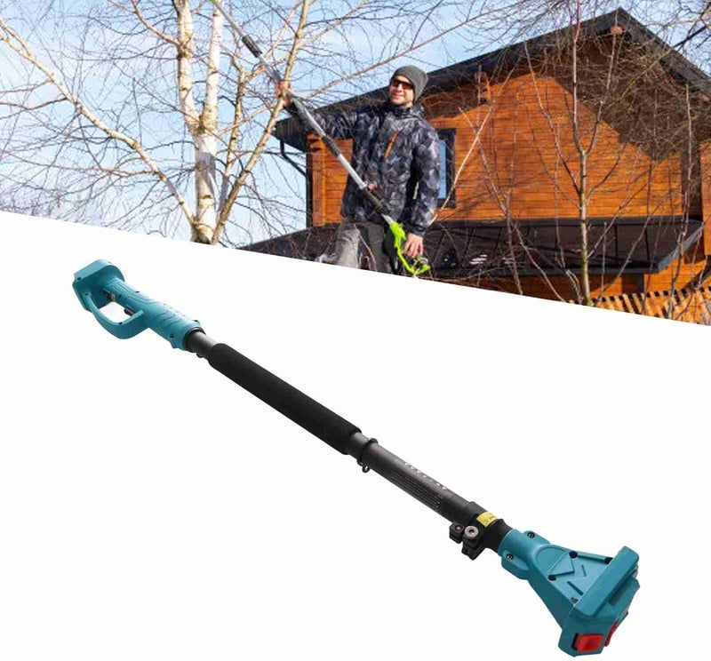 LICAEVEY Cordless Pruning Shears Extension Pole, 3.44 Ft to 4.92 Ft Long Retractable Pole, Anti Slip Handle 180° Rotating Head, Electric Pruner Pole for Pruning High and Low Branches - Image 4