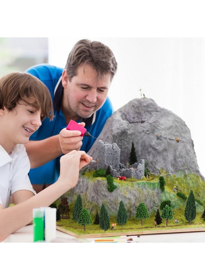 بيميمو مجموعة من 22 قطعة من أشجار Bememo النموذجية، مقاس 1.18-6.29 بوصة، أشجار قطارات، مناظر طبيعية للسكك الحديدية، أشجار ديوراما، أشجار معمارية، مناظر طبيعية، خضراء طبيعية - Image 4