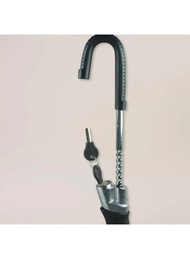 عسافكو  Assafco قفل السيارة ضد السرقة – قفل أمان ثقيل ودائم لحماية السيارة – تصميم قوي ومتين، مقاوم للكسر والقطع، سهل التركيب ومناسب لمعظم السيارات - Image 4