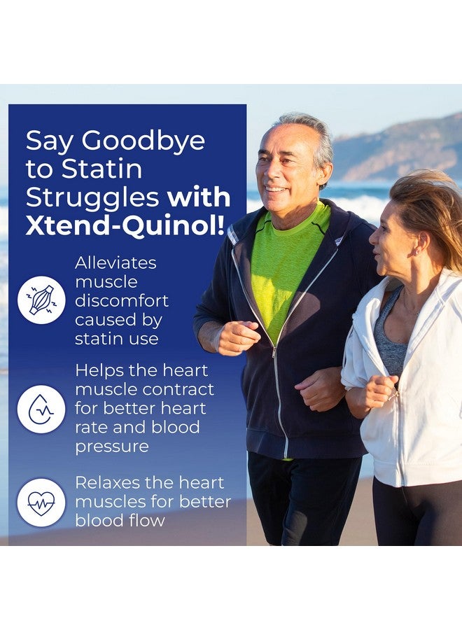 xtendlife Xtendlife Xtend-Quinol CoQ10 & GG Advanced Ubiquinol & Geranylgeraniol (GG) Supplement for Active CoEnzyme Q10 Production, Helps Maintain Normal Cellular Energy & Aging Health, 60 Soft Gels (2 Pack) - Image 5