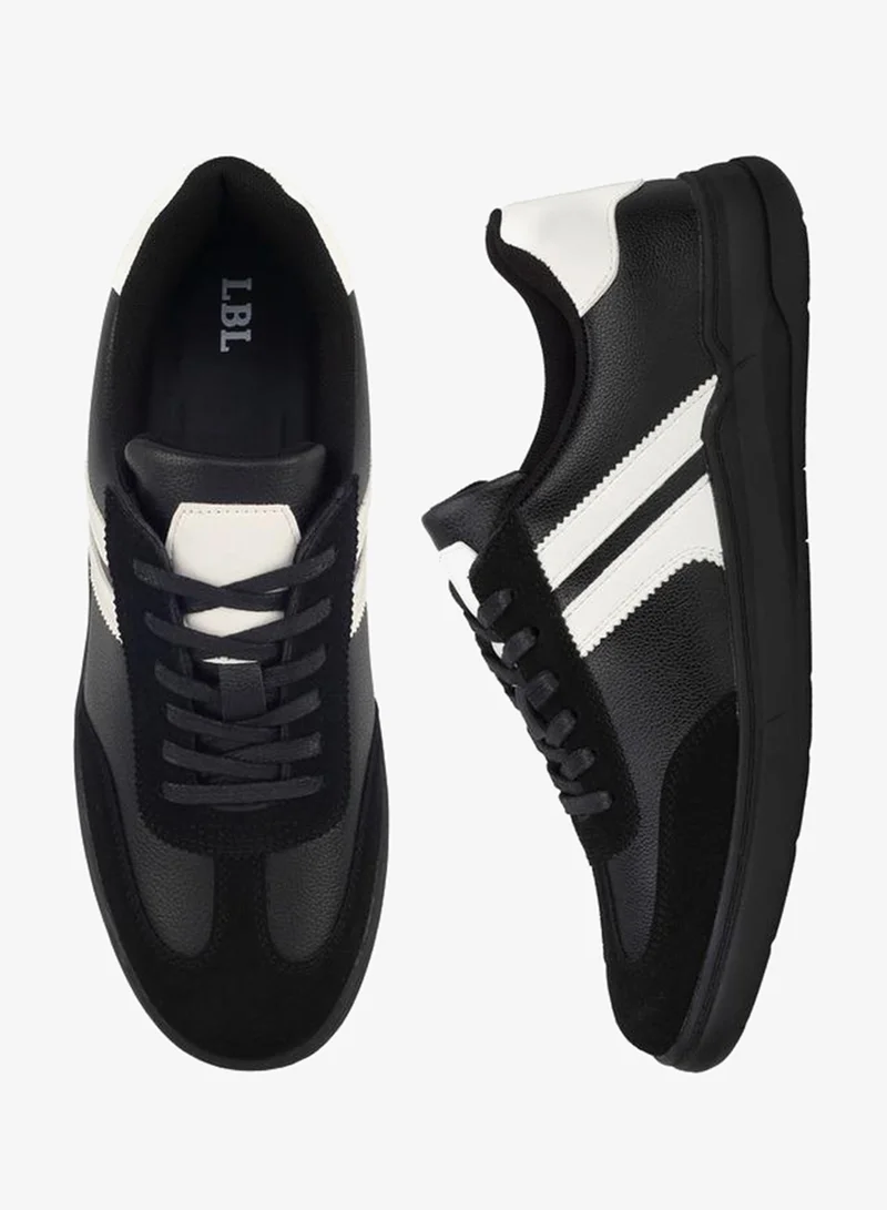 LBL By Shoexpress Men Striped Lace-Up Ankle Sneakers
