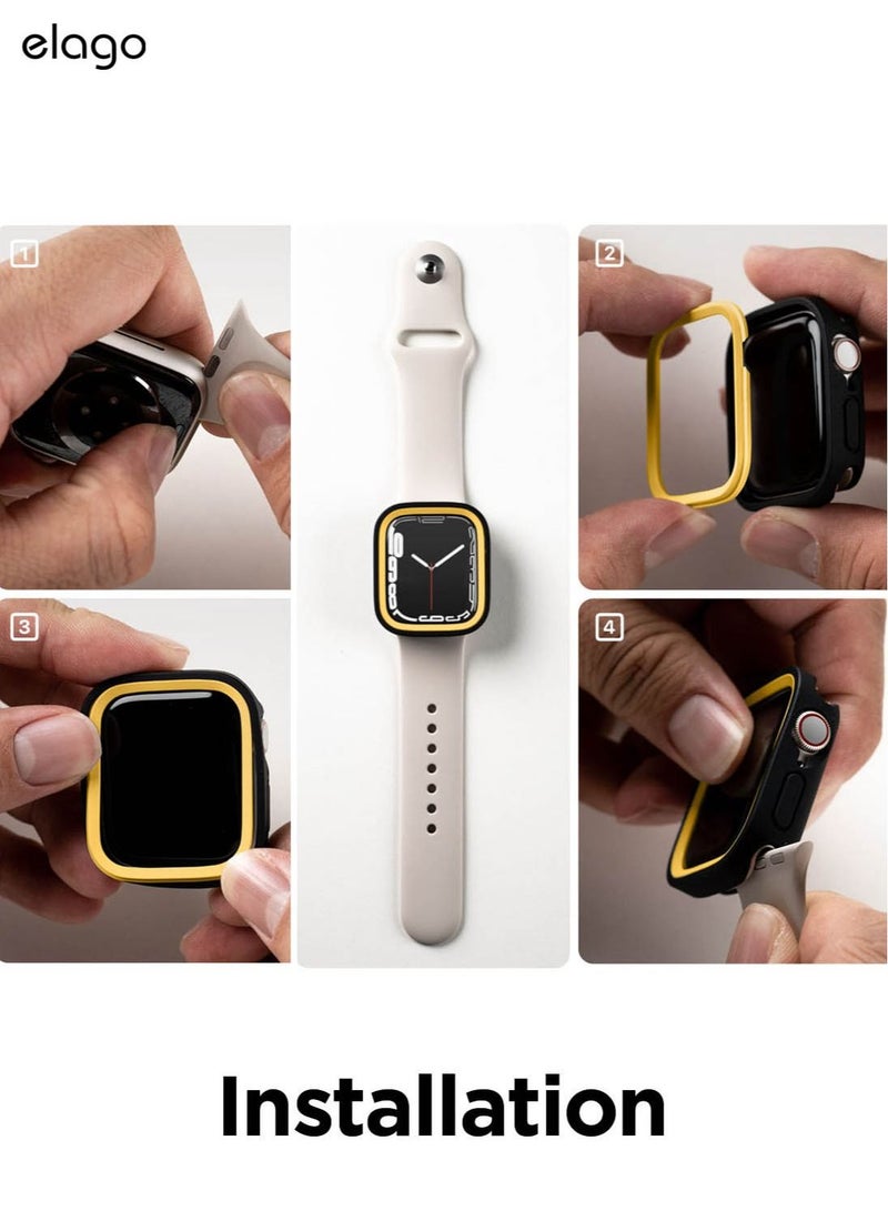 Duo for Apple Watch Series 7 (41mm), Series 6/SE/5/4 (40mm) Cover Case - Clear Lovely Pink
