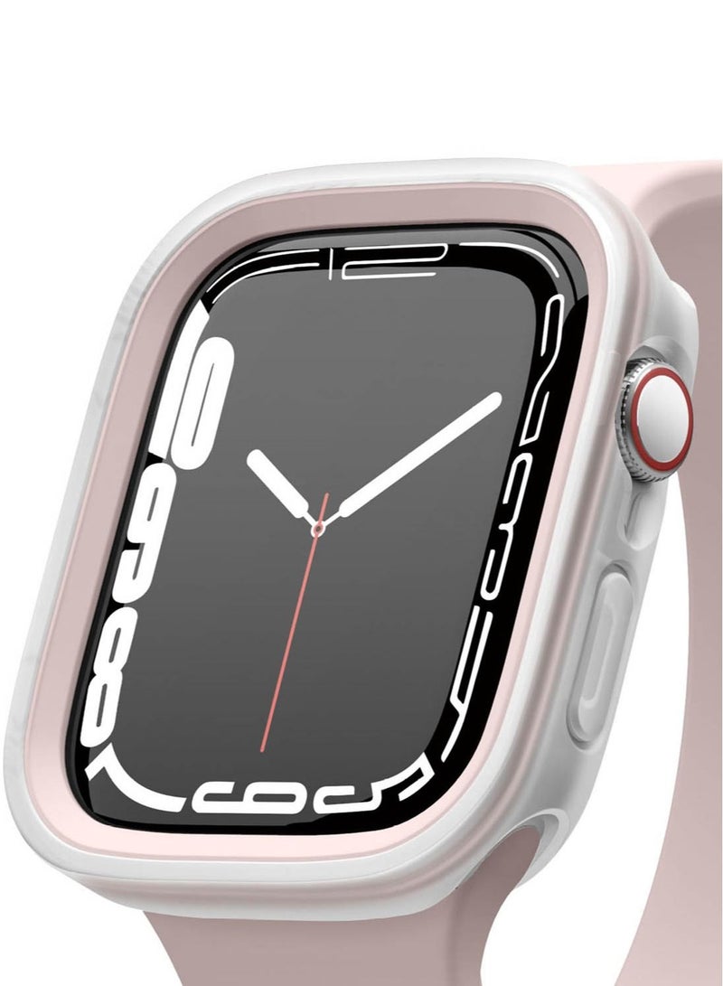 Duo for Apple Watch Series 7 (41mm), Series 6/SE/5/4 (40mm) Cover Case - Clear Lovely Pink