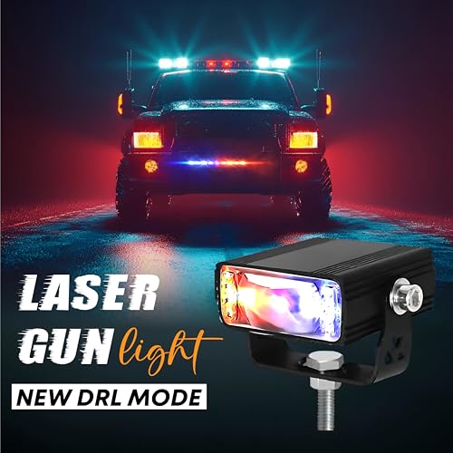 OBEROI'S TRADERS Super Bright LED Fog Light With On/Off Switch Button I High/Low Beam with 5 Mode Changing Light With PCR Strobe Flashing I Universal for Bike, Scooty & Car (Pack of 3) - Image 4