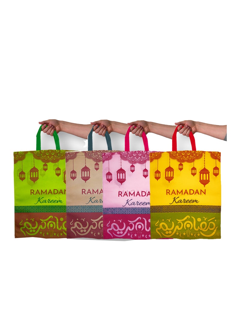 Generic 4 Pcs Ramadan Kareem Shapes Shopping Bags  - Image 1