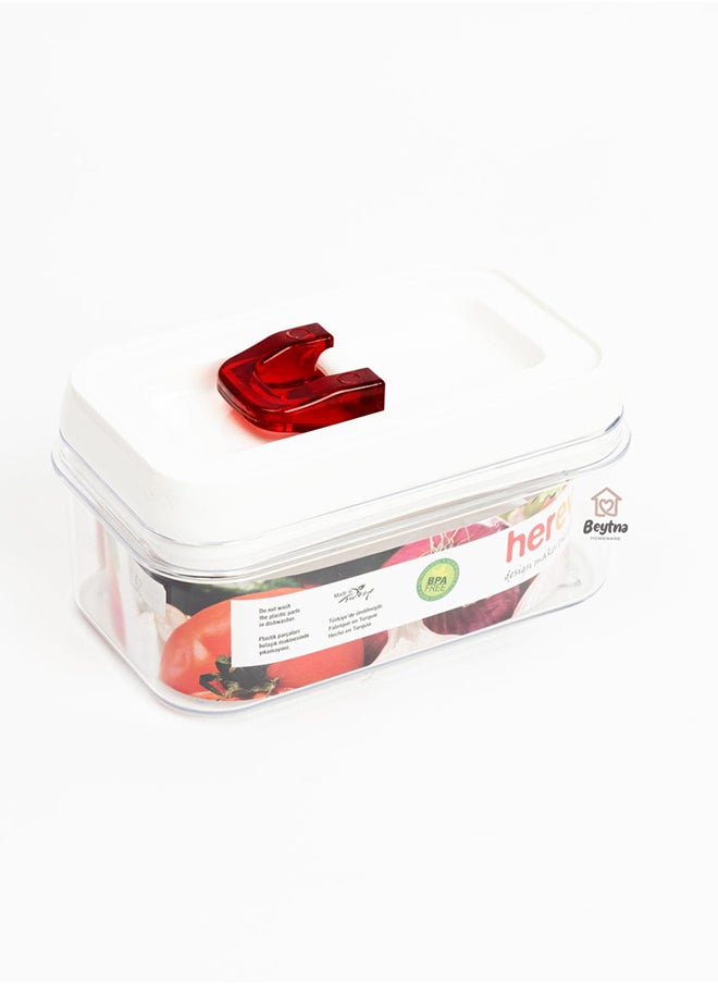 HEREVIN Storage Canister-Red Assorted shapes may vary 