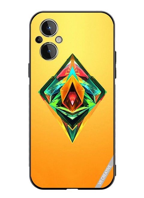 Protective Case Cover For OnePlus Nord N20 5G Etherium Design Multicolour