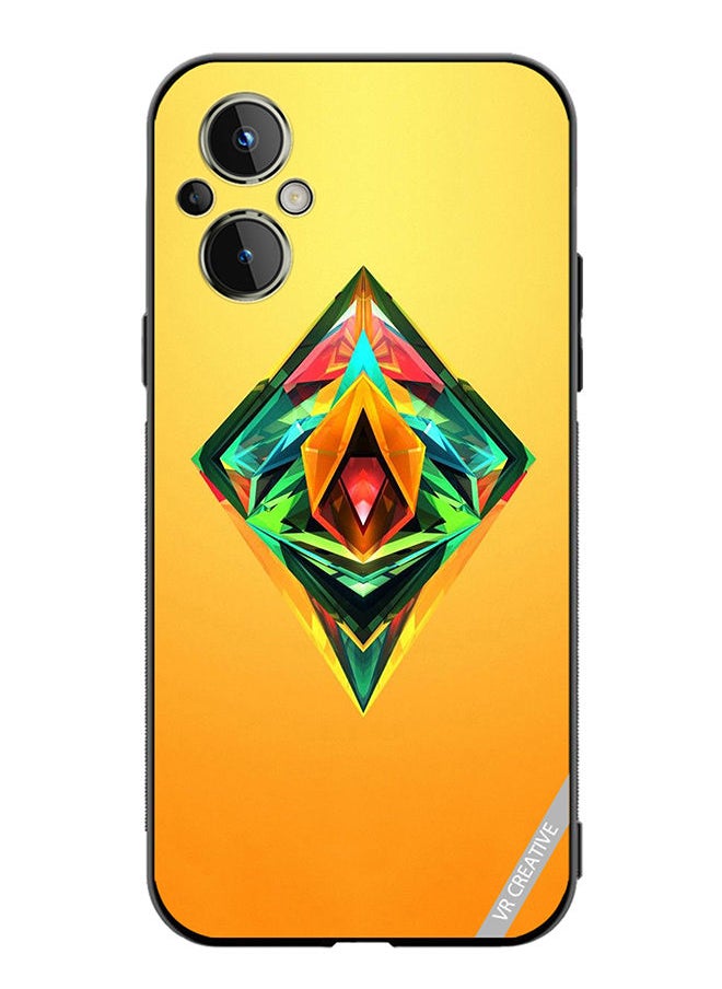 Protective Case Cover For OnePlus Nord N20 5G Etherium Design Multicolour