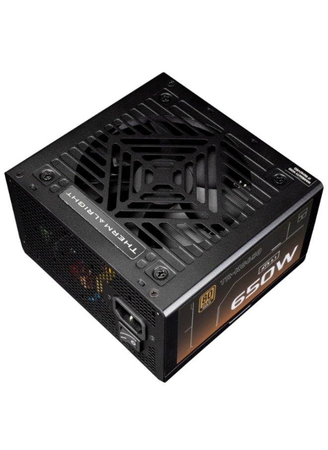 Thermalright THERMAL RIGHT TR-KG650 80+ Gold modular PSU, ATX 3.1 - Black  - Image 4