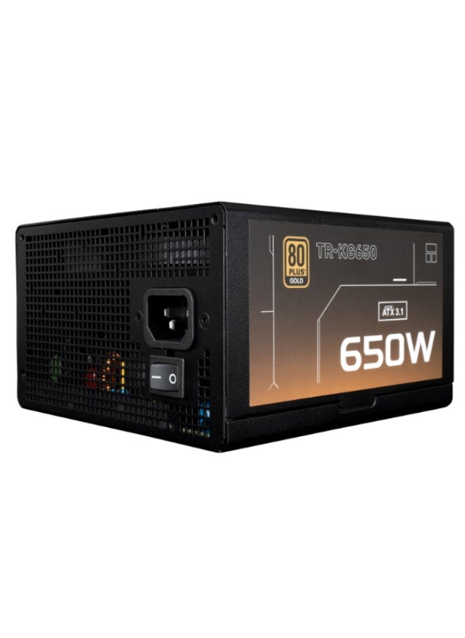 Thermalright THERMAL RIGHT TR-KG650 80+ Gold modular PSU, ATX 3.1 - Black  - Image 3