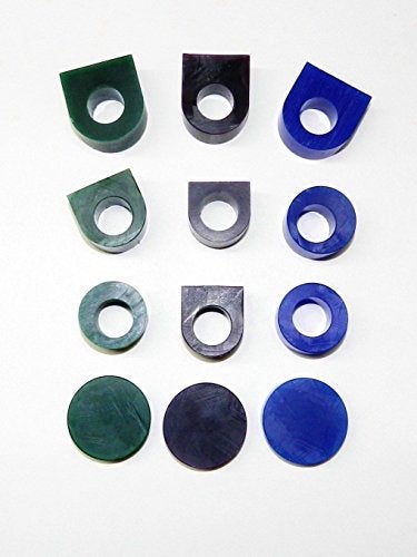 JTS Carving Wax Ring Tube Assortment - Jewelry Earring Modeling Wax 12 Pcs Pre-Cut Tubes & Blanks - 3 Grades - Image 2